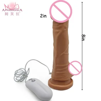 APHRODISIA 8.1 Palca Velik Dildo, Vibrator Ženski Spol Pralni Big Dick Penis 10 Hitrost Klitorisa z vibriranjem Seks Odraslih Igrače za Ženske