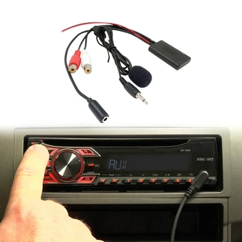 Univerzalni Avto Radio 3.5 MM audio RCA Audio Vhod AUX Bluetooth Mikrofon Kabel Pioneer za Hyundai za Nissan za Mazda